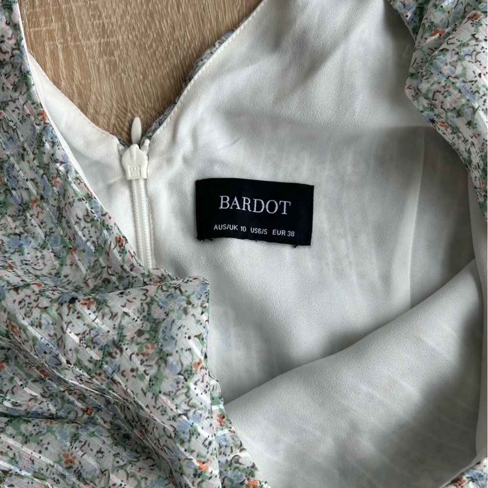 Bardot Floral Ruffle Mini Dress - Picture 4 of 5